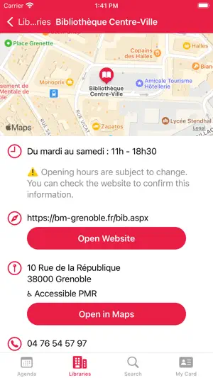 Grenoble Municipal Library screenshot 3