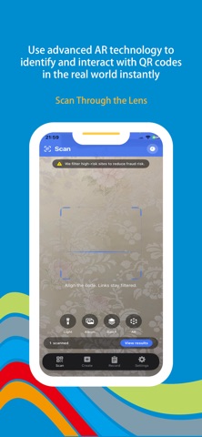 Wonder QR - QR Code Generator iPhone screenshot