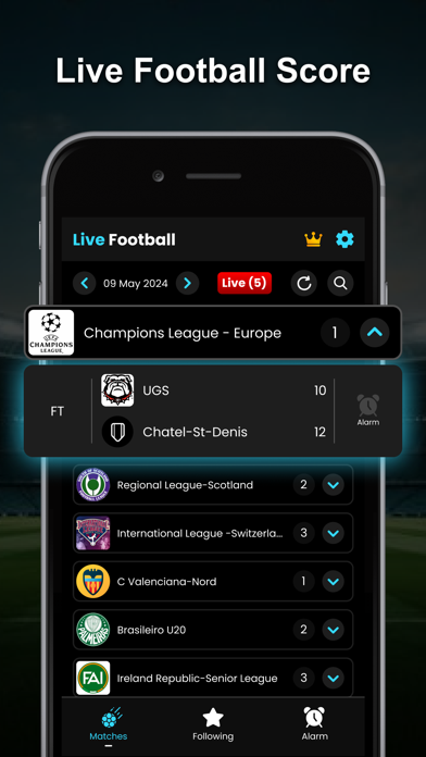 Live Football Match Live Score Screenshot