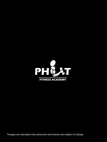 PHIT Fitness Academy iPad screenshot