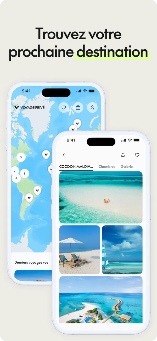 Screenshot #2 pour Voyage Privé : Vols et Hôtels