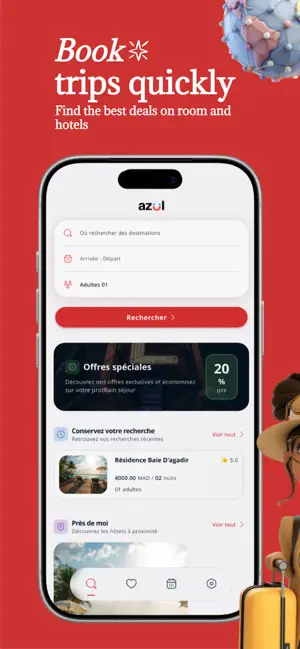 Azul - Hotel Booking App screenshot 1