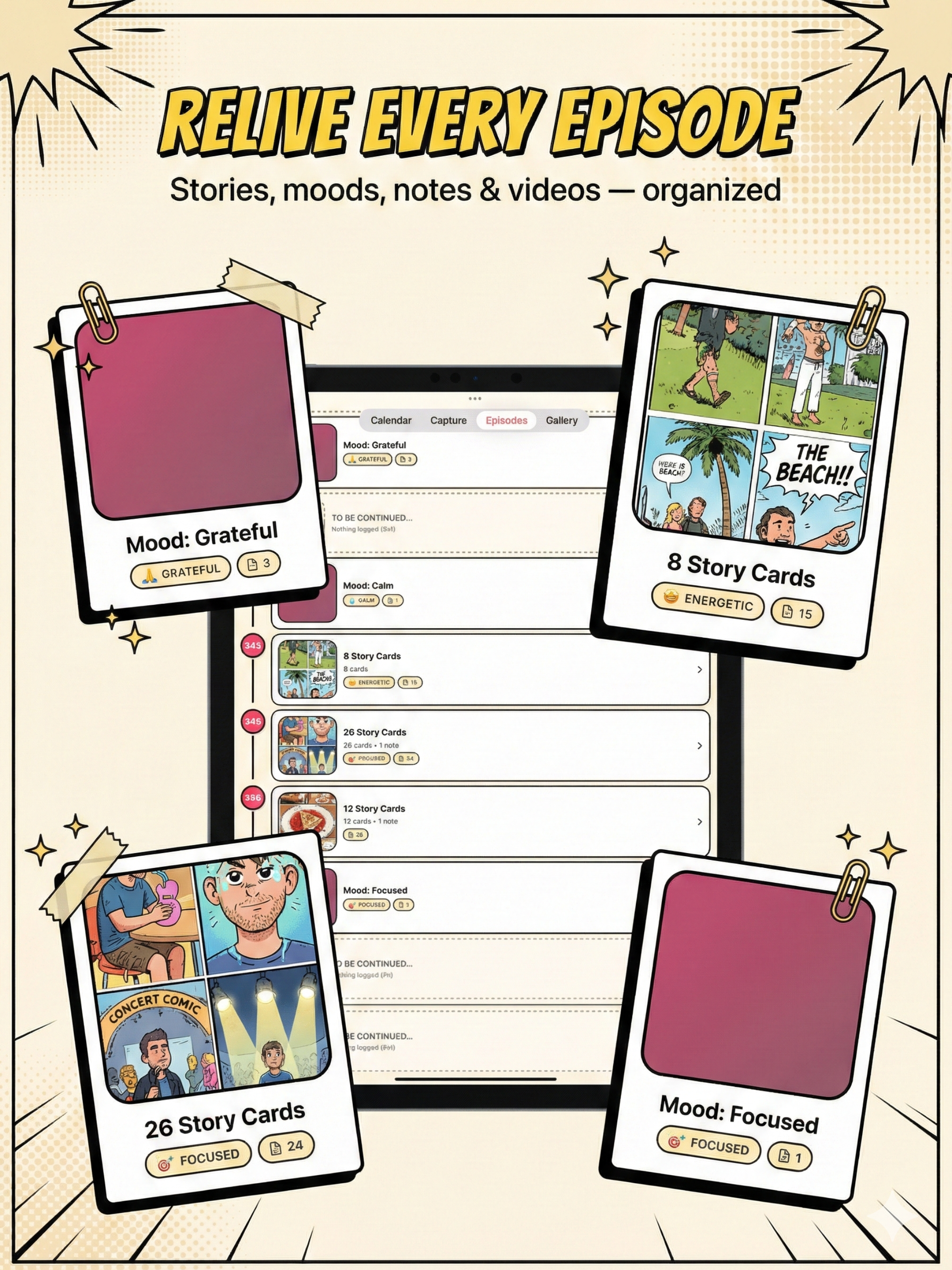 ComiCal: Visual Life Log