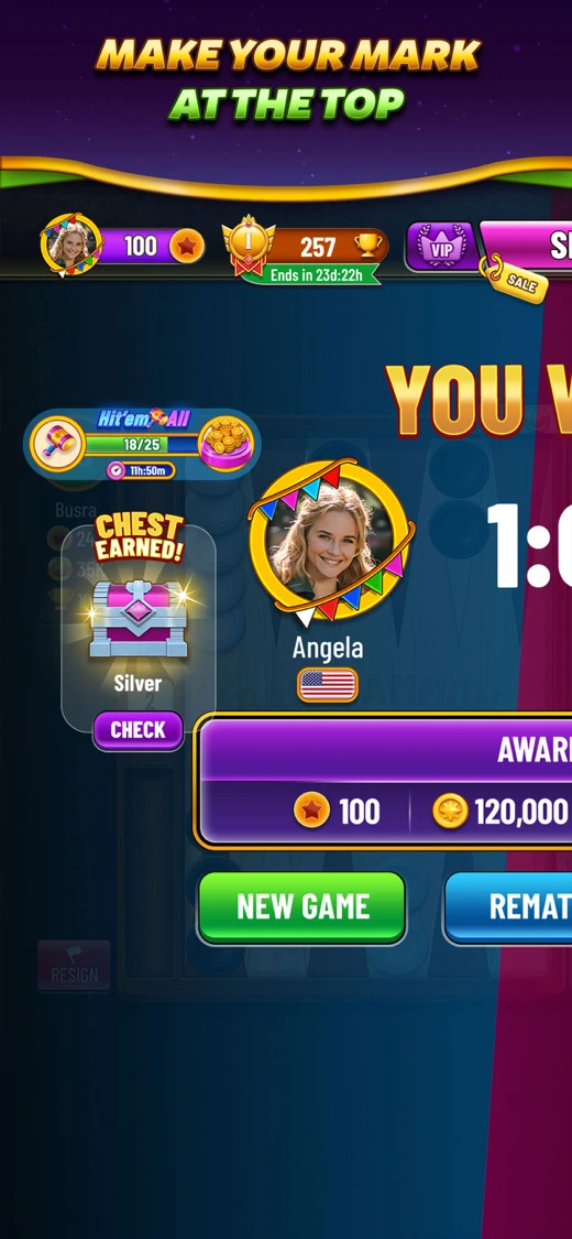 Backgammon Plus - Board Games screenshot 5
