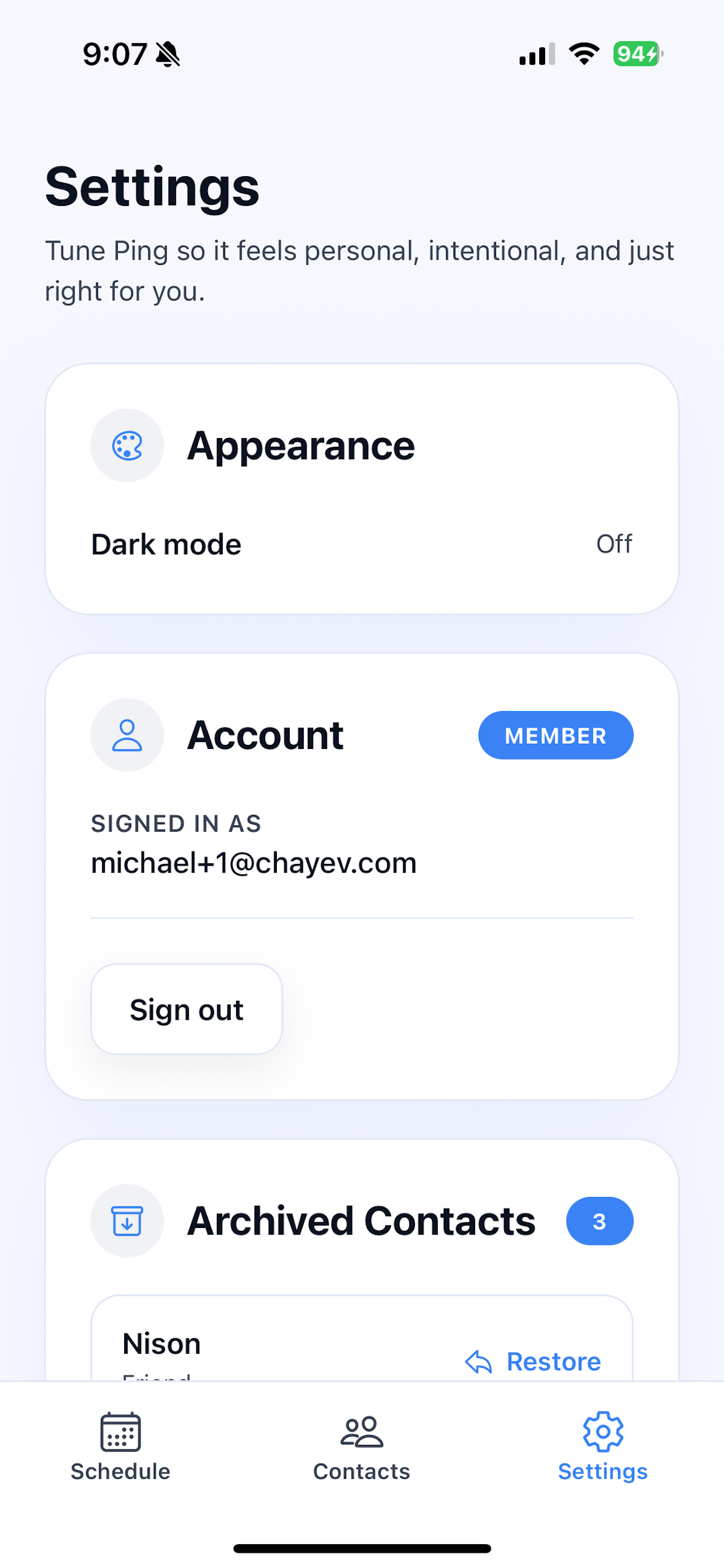 Ping - Relationship Management screenshot 3