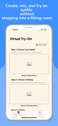 Outfit AR: Al Clothes Changer iPhone screenshot