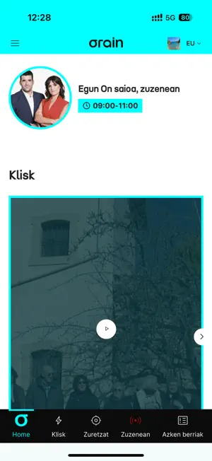 Orain EITB screenshot 1