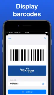reward card wallet - barcodes iphone screenshot 2