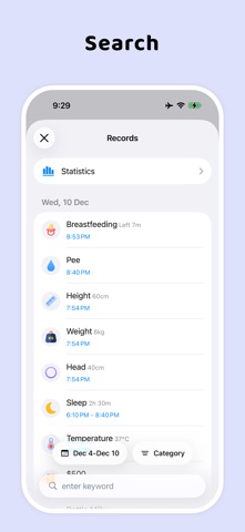 Ono - Baby Tracker、Newborn Log iPhone screenshot