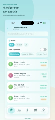 TutorLedger Screenshot 3 of 6