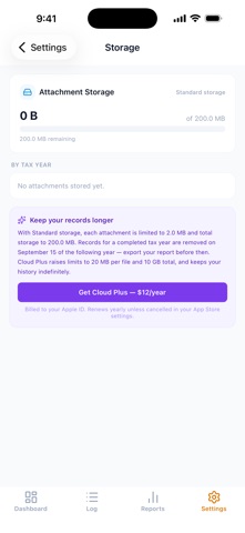 STR Tracker: Hours & Tax Log Screenshot 5 of 7