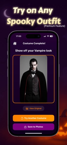 Spirit Halloween Costume AI iPhone screenshot