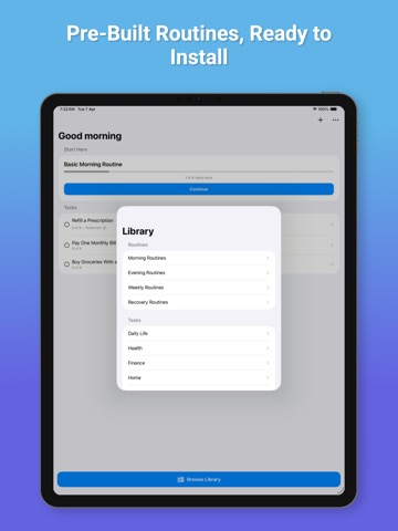Second Brain: ADHD Planner iPad screenshot