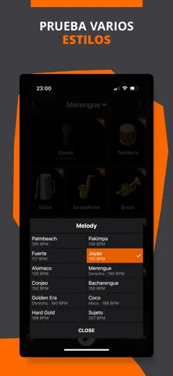 Captura de pantalla de Ritmos Merengue - BeatLab en iPhone 5