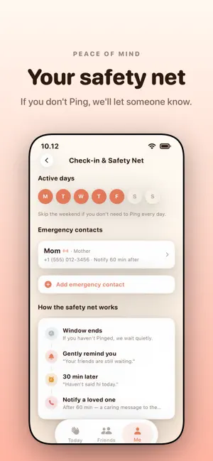 Ping — Live Alone Check-in screenshot 2