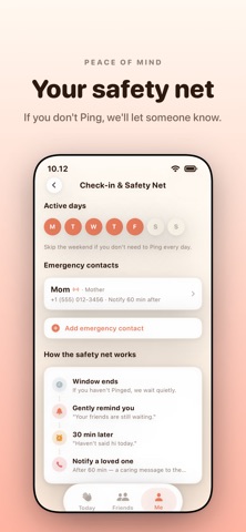 Ping — Live Alone Check-in Screenshot 2 of 6