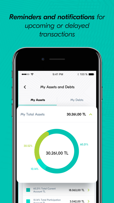 Türkiye Finans Mobile iPhone screenshot 5 - Finance app