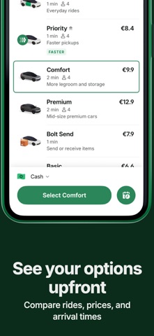 Bolt: Request a Ride のスクリーンショット