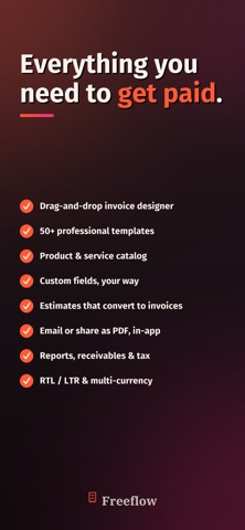 FreeFlow: Invoice Estimate app Screenshot 2 of 8