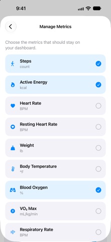 App screenshot
