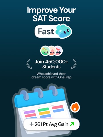 OnePrep: SAT & ACT Prep iPad screenshot