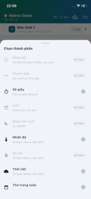 Matrix Clock - Cài đồng hồ screenshot