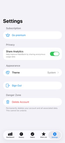 HabitBank Screenshot 5 of 5