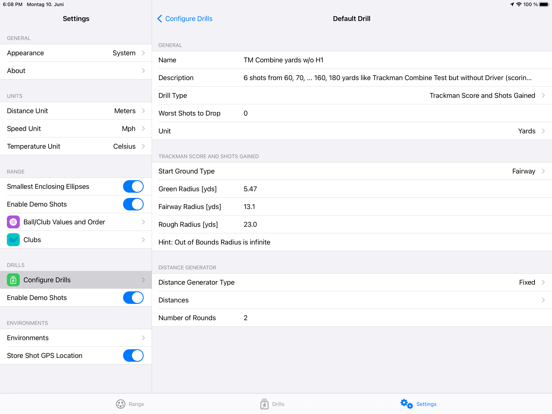 TrajectoryX iPad screenshot 4 - Sports app