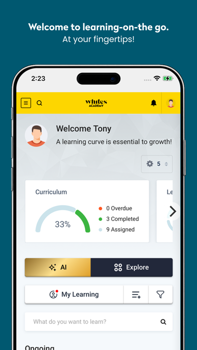 Whites Academy screenshot