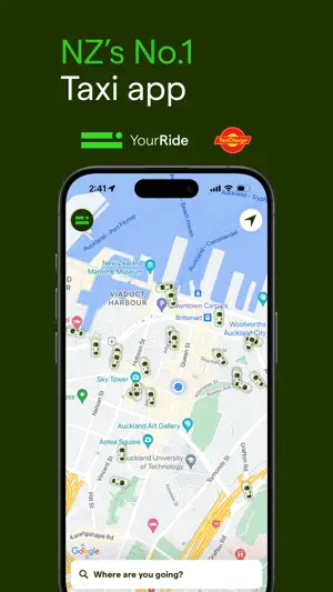 YourRide - NZ’s No.1 Taxi App screenshot 1