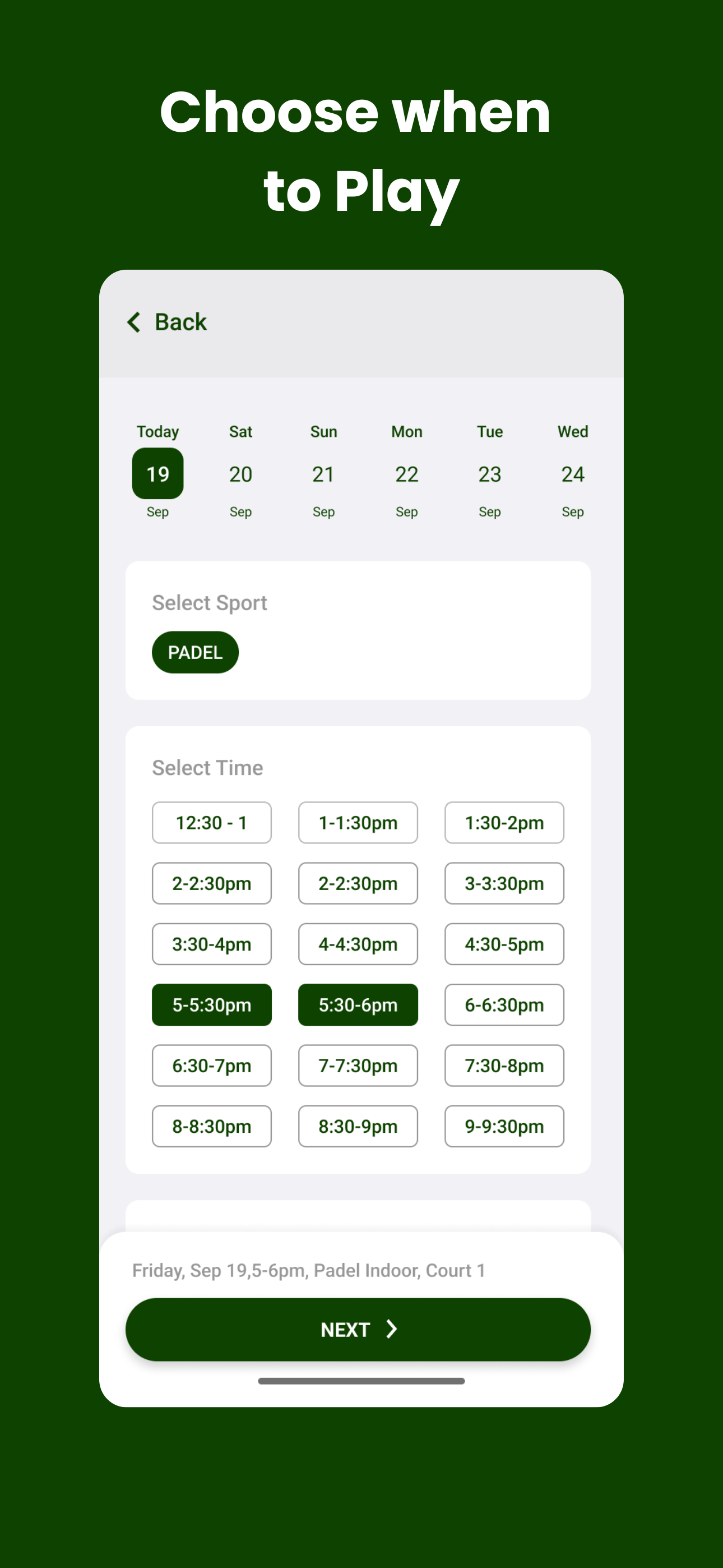 Access Padel screenshot 3