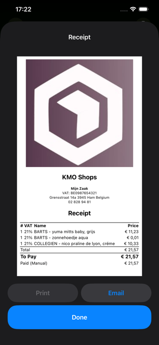KMO Kassa Screenshot 6 of 6