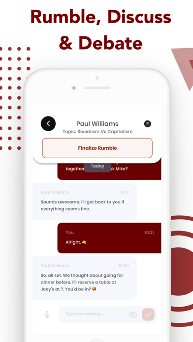 Rumble Debate: News & Politics Screenshot