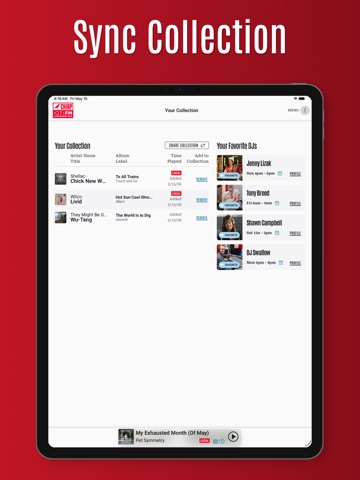 CHIRP Radio iPad screenshot