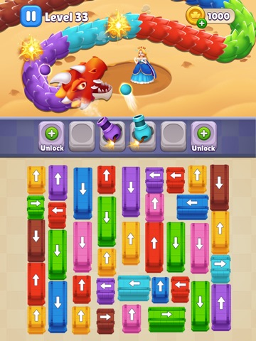 Queen Rescue: Dragon Puzzle iPad screenshot