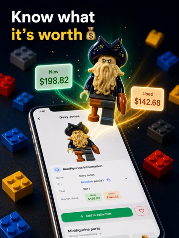 Brickly Scan: Minifig Scanner iPad screenshot