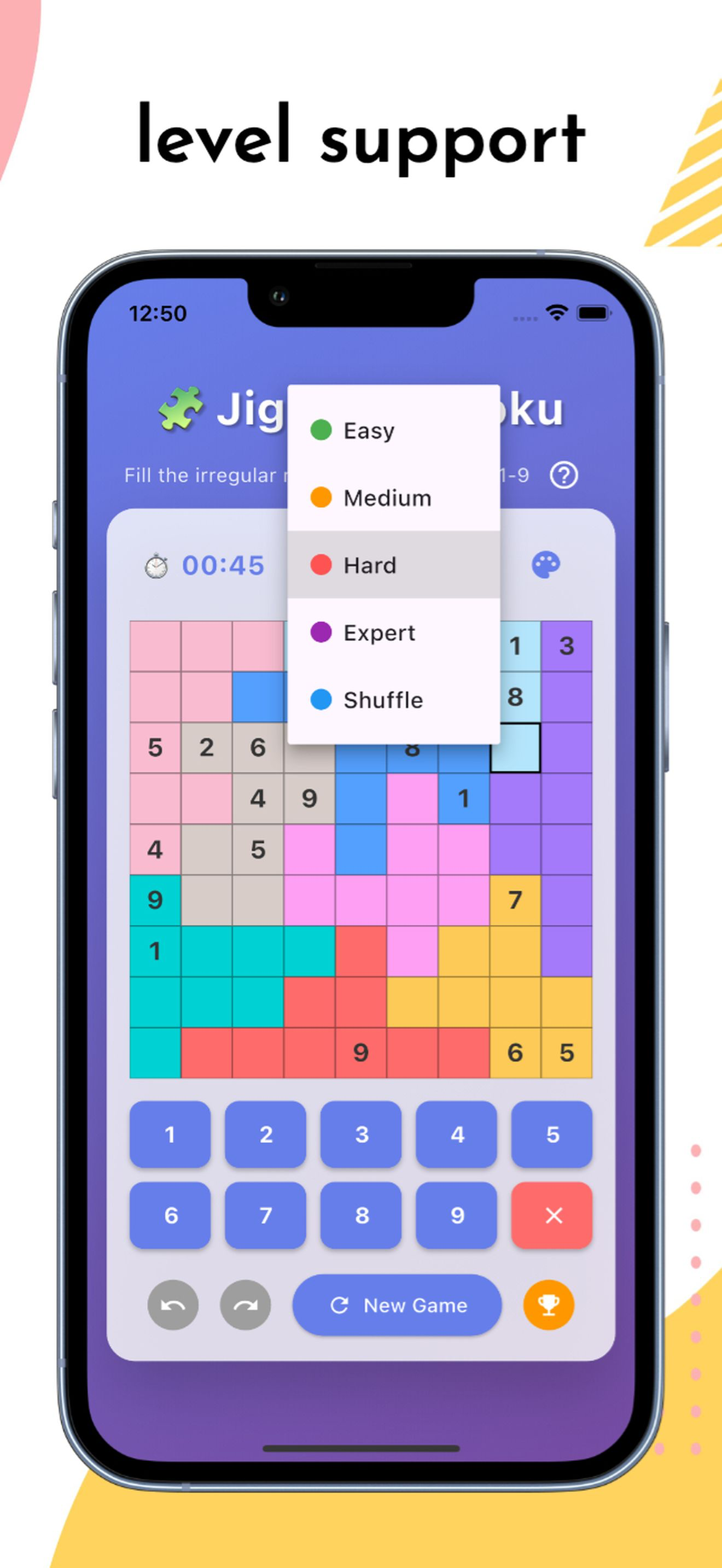 Jigsaw Sudoku puzzle
