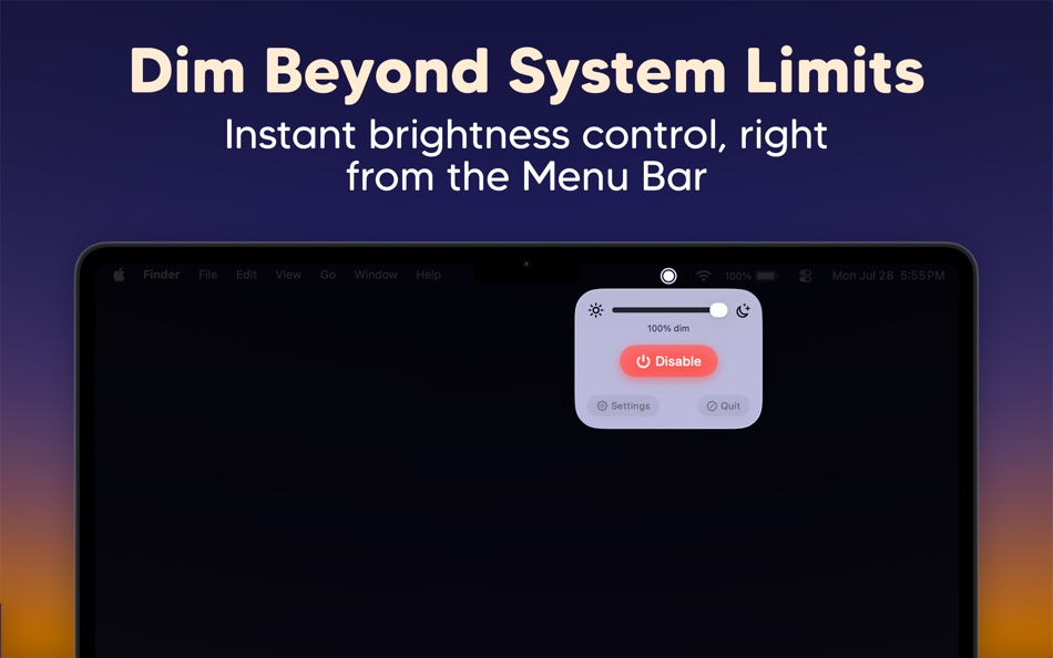 #1. Dimify (macOS) By: AdditionBySubtraction LLC
