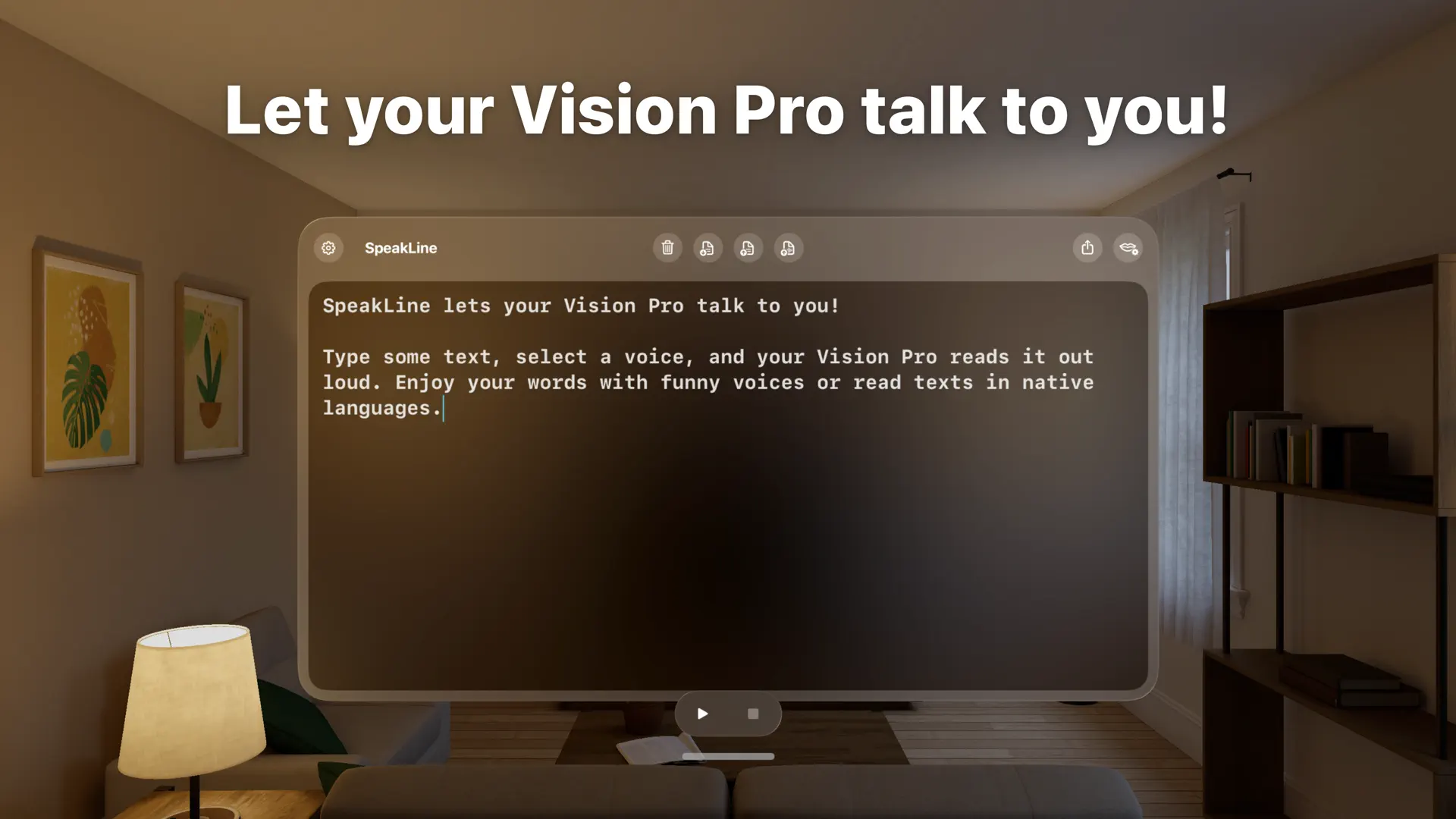 SpeakLine – Text to Speech screenshot