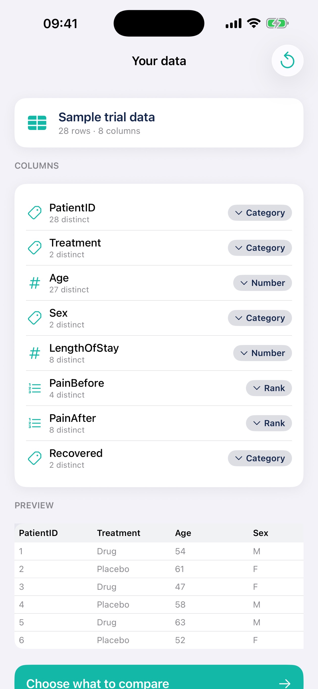 Screenshot 1 of Praxia StatsPulse