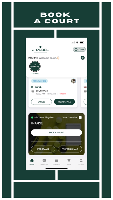 U Padel Screenshot