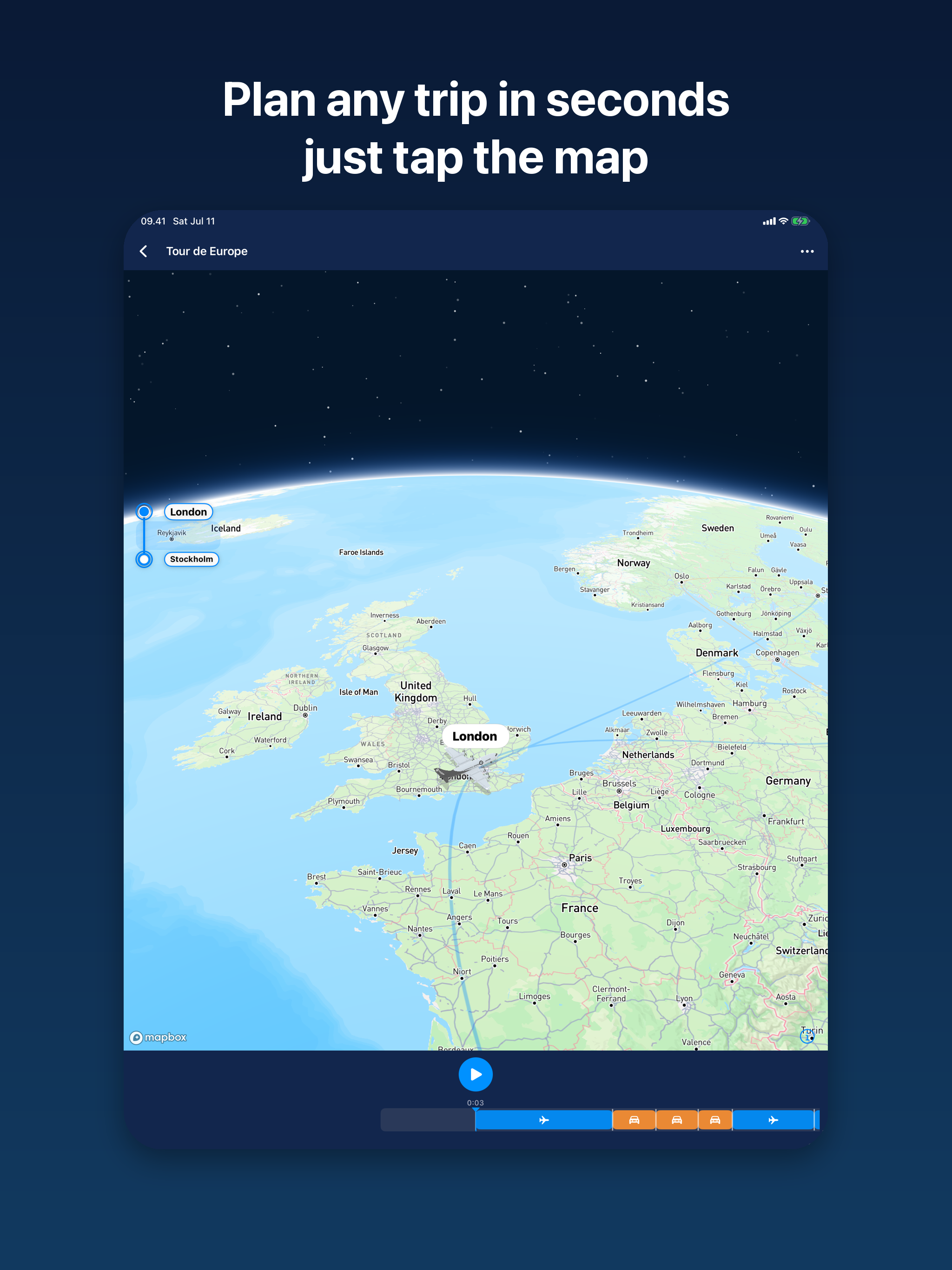 TourVision: Travel Map Video screenshot 9