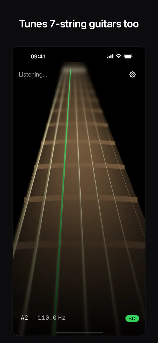 Screenshot #3 pour Standard Guitar Tuner