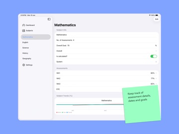Academ - Mark Record iPad screenshot