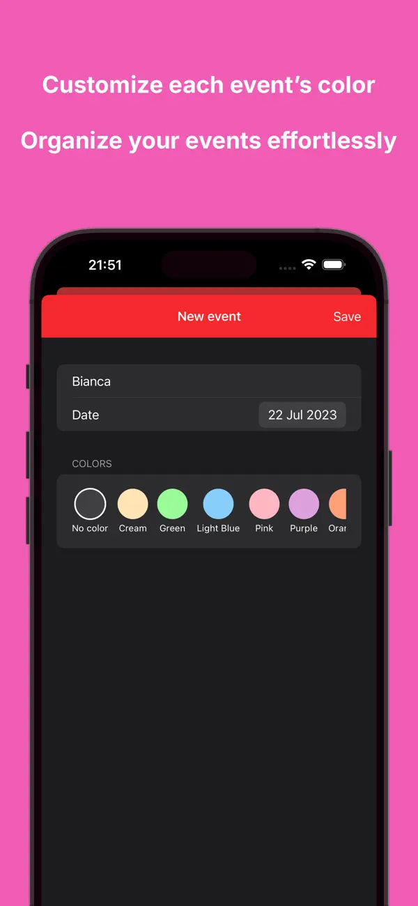 #3. Cοuntdown (iOS) Ved: Marco Tini