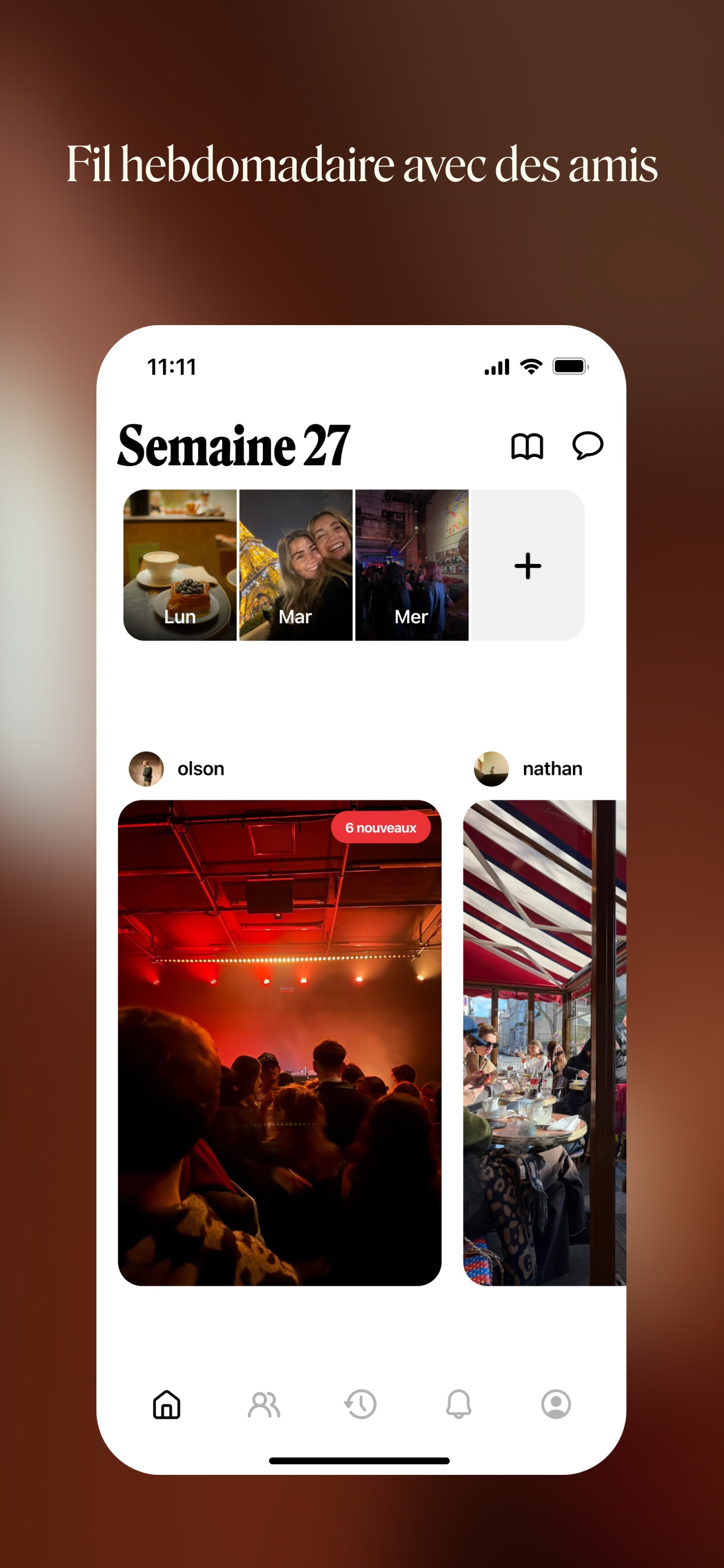 Screenshot 1 of Retro — Photos entre amis