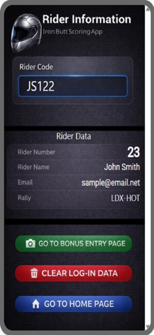 Iron Butt Scoring App Screenshot 4 of 4