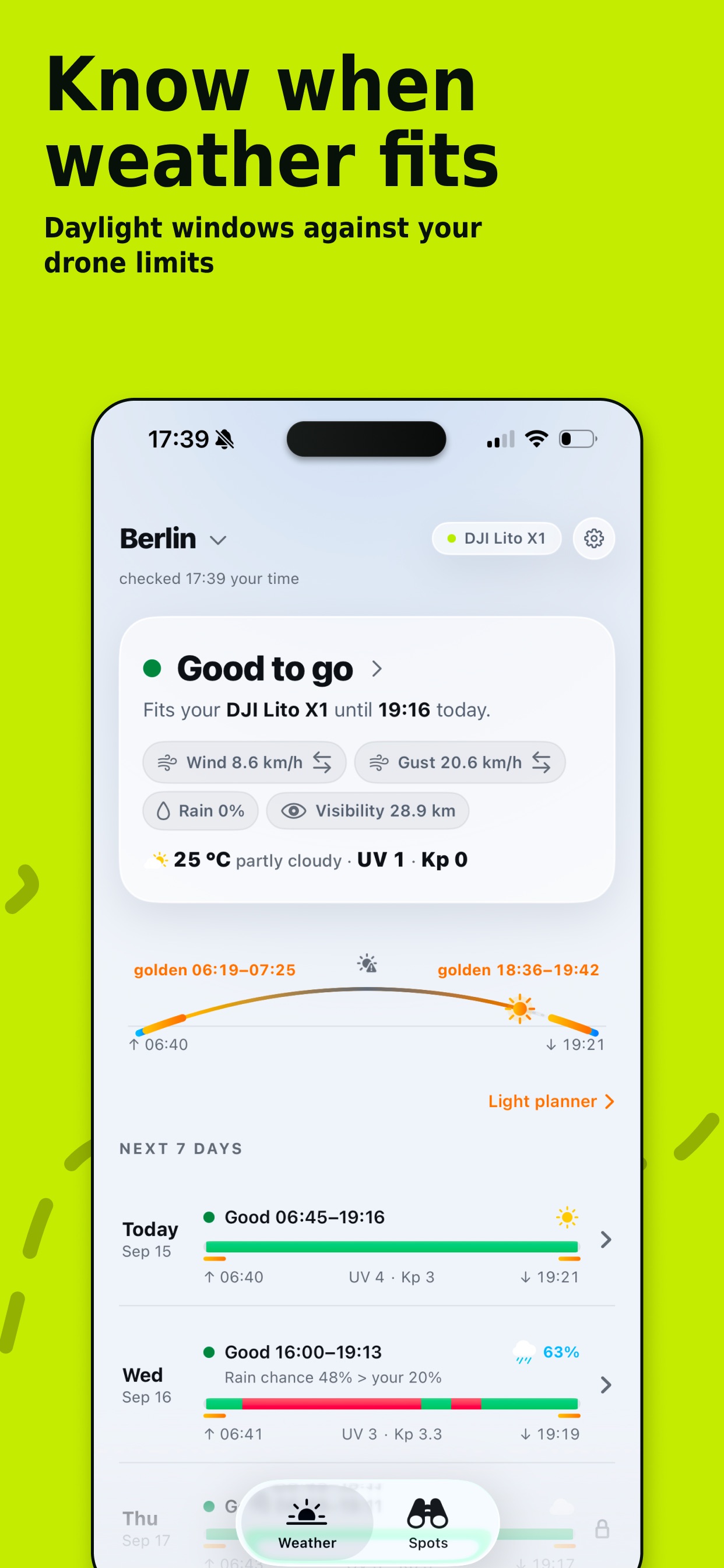 Screenshot 2 of FlyWindow: Drone Weather