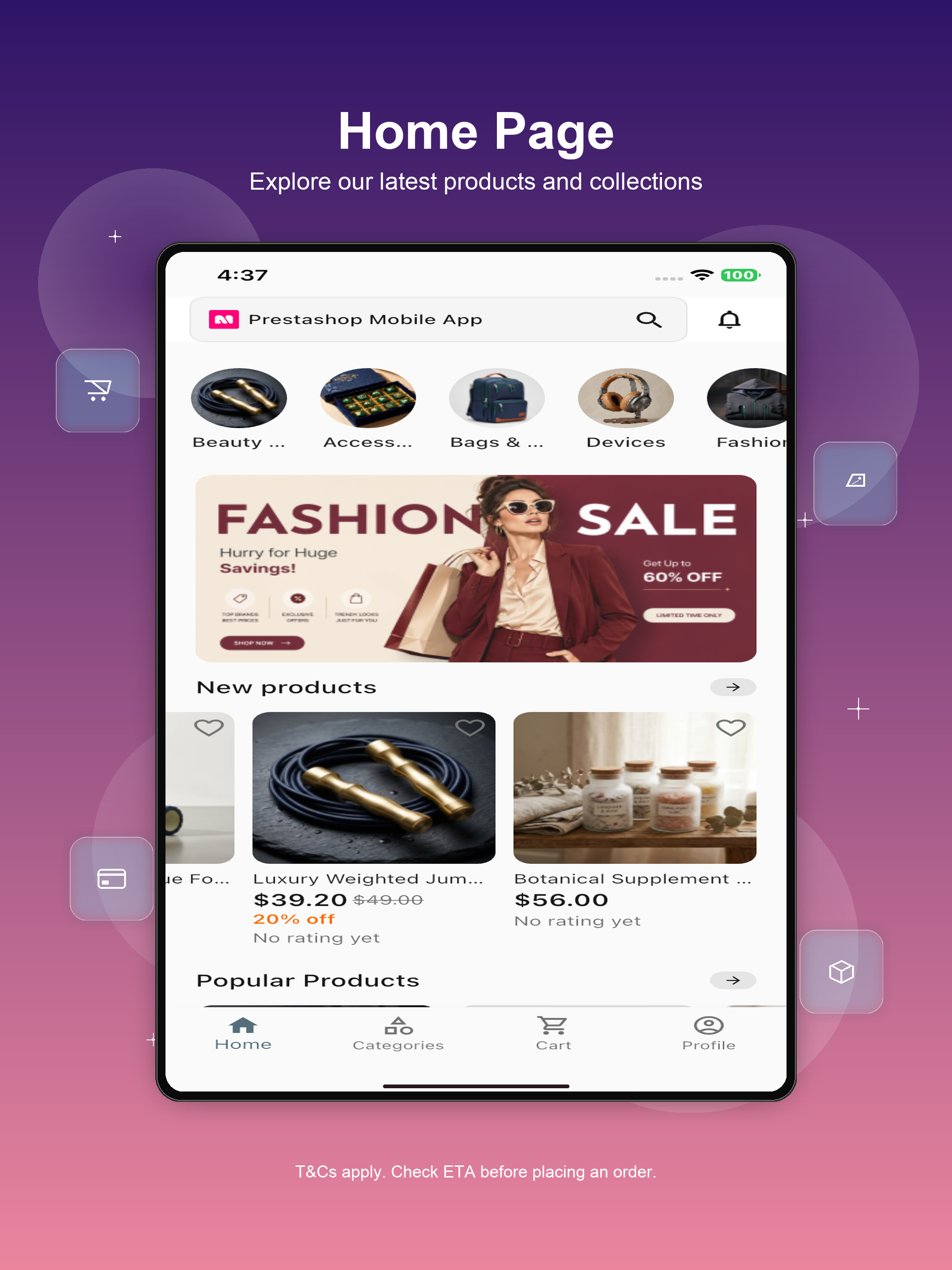 PrestaShop MultiVendor App screenshot 9