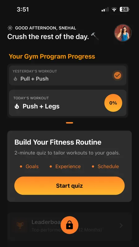EvolvX Fitness screenshot 2 of 2